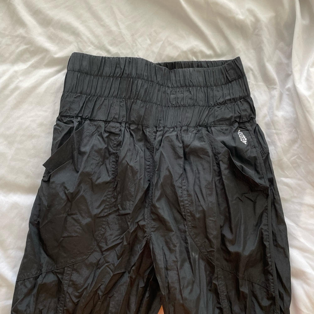 Free people movement black joggers